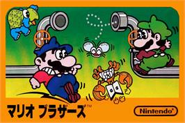 Box cover for Mario Bros. on the Nintendo NES.