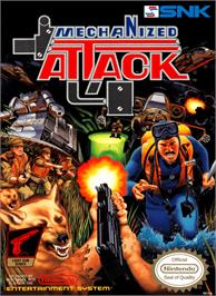 Box cover for Mechanized Attack on the Nintendo NES.