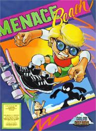Box cover for Menace Beach on the Nintendo NES.