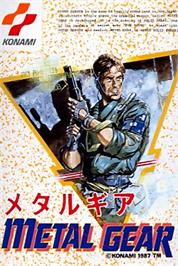Box cover for Metal Gear on the Nintendo NES.