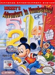 Box cover for Mickey's Adventures in Numberland on the Nintendo NES.