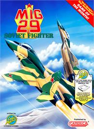 Box cover for Mig-29 Soviet Fighter on the Nintendo NES.