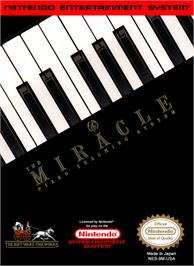 Box cover for Miracle Piano Teaching System on the Nintendo NES.