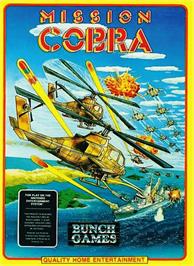 Box cover for Mission Cobra on the Nintendo NES.