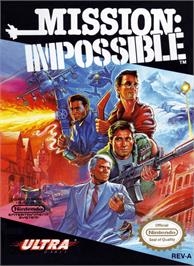 Box cover for Mission Impossible on the Nintendo NES.