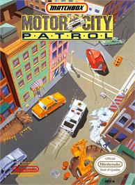 Box cover for Motor City Patrol on the Nintendo NES.