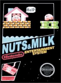 Box cover for Nuts & Milk on the Nintendo NES.