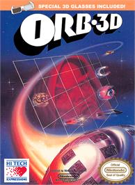Box cover for Orb-3D on the Nintendo NES.