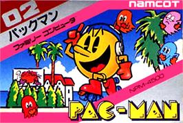 Box cover for Pac-Man on the Nintendo NES.