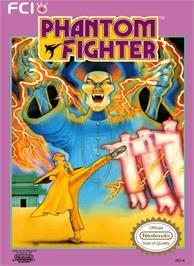 Box cover for Phantom Fighter on the Nintendo NES.
