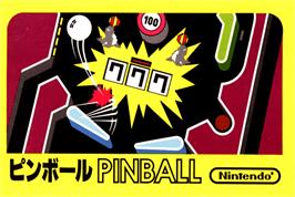 Box cover for Pinball on the Nintendo NES.
