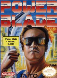 Box cover for Power Blade on the Nintendo NES.
