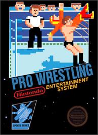 Box cover for Pro Wrestling on the Nintendo NES.