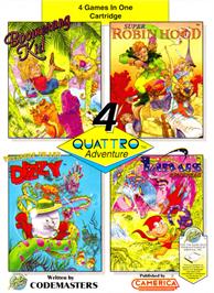 Box cover for Quattro Adventure on the Nintendo NES.