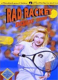 Box cover for Rad Racket: Deluxe Tennis 2 on the Nintendo NES.