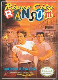 Box cover for River City Ransom on the Nintendo NES.