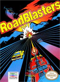 Box cover for Road Blasters on the Nintendo NES.