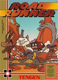 Box cover for Road Runner on the Nintendo NES.