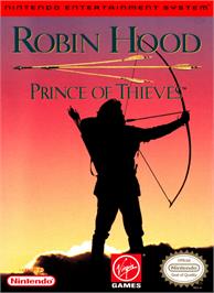 Box cover for Robin Hood: Prince of Thieves on the Nintendo NES.