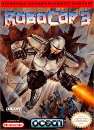 Box cover for Robocop 3 on the Nintendo NES.