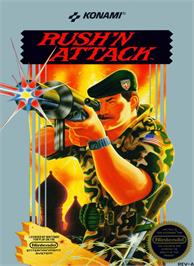 Box cover for Rush'n Attack on the Nintendo NES.