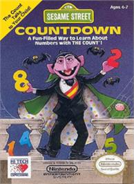 Box cover for Sesame Street Countdown on the Nintendo NES.