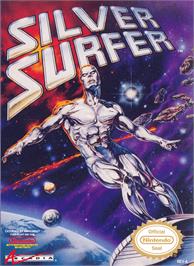 Box cover for Silver Surfer on the Nintendo NES.