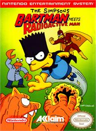 Box cover for Simpsons: Bartman Meets Radioactive Man on the Nintendo NES.