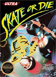 Box cover for Skate or Die on the Nintendo NES.