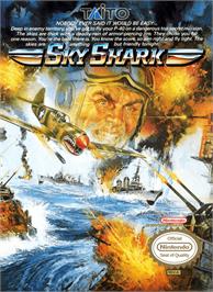 Box cover for Sky Shark on the Nintendo NES.