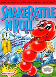 Box cover for Snake Rattle 'n Roll on the Nintendo NES.