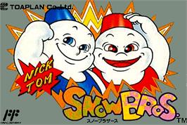 Box cover for Snow Bros. Nick & Tom on the Nintendo NES.