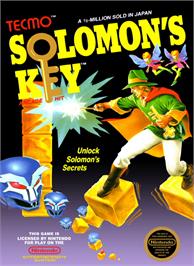 Box cover for Solomon's Key on the Nintendo NES.