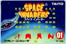 Box cover for Space Invaders on the Nintendo NES.