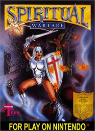 Box cover for Spiritual Warfare on the Nintendo NES.