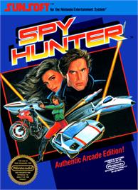 Box cover for Spy Hunter on the Nintendo NES.