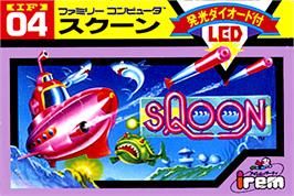Box cover for Sqoon on the Nintendo NES.