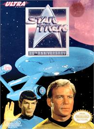 Box cover for Star Trek 25th Anniversary on the Nintendo NES.