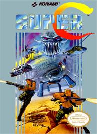 Box cover for Super C on the Nintendo NES.