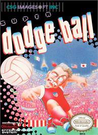 Box cover for Super Dodge Ball on the Nintendo NES.