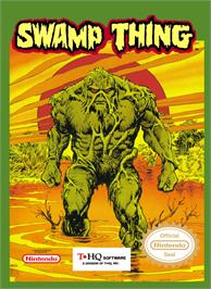 Box cover for Swamp Thing on the Nintendo NES.