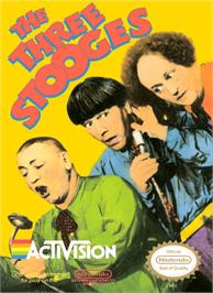Box cover for Three Stooges on the Nintendo NES.
