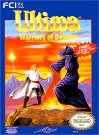 Box cover for Ultima V: Warriors of Destiny on the Nintendo NES.