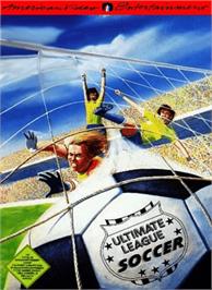 Box cover for Ultimate League Soccer on the Nintendo NES.