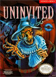 Box cover for Uninvited on the Nintendo NES.