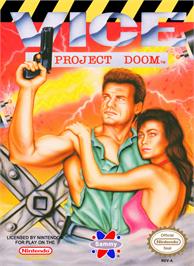 Box cover for Vice: Project Doom on the Nintendo NES.
