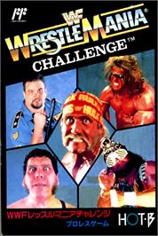 Box cover for WWF Wrestlemania Challenge on the Nintendo NES.