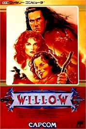 Box cover for Willow on the Nintendo NES.
