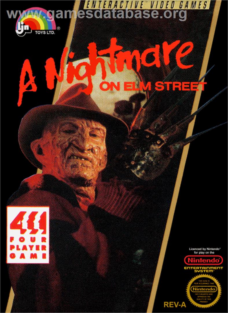 A Nightmare on Elm Street - Nintendo NES - Artwork - Box