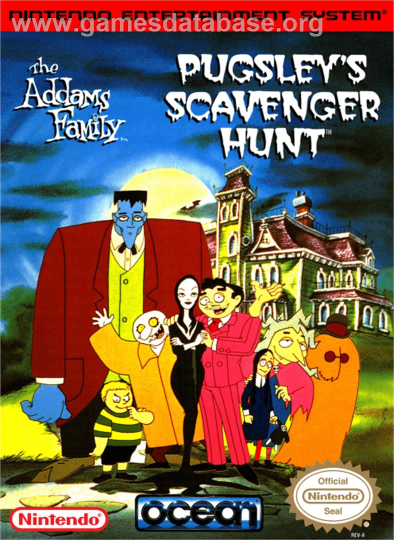 Addams Family: Pugsley's Scavenger Hunt - Nintendo NES - Artwork - Box